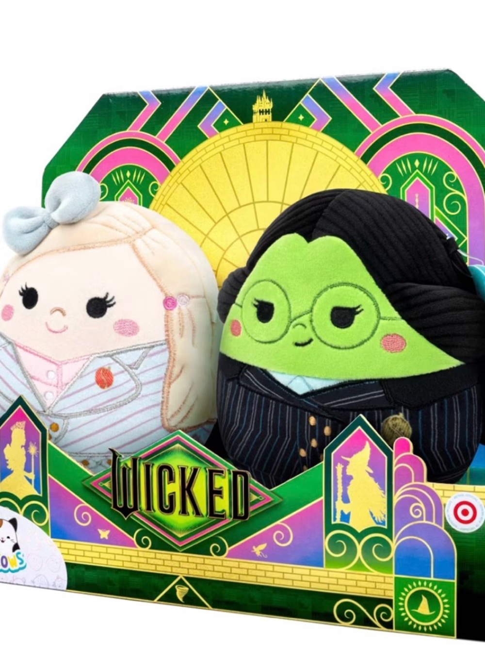 Squishmallows Wicked Plush Doll Set – Elphaba and Glinda - Picture 5 of 5